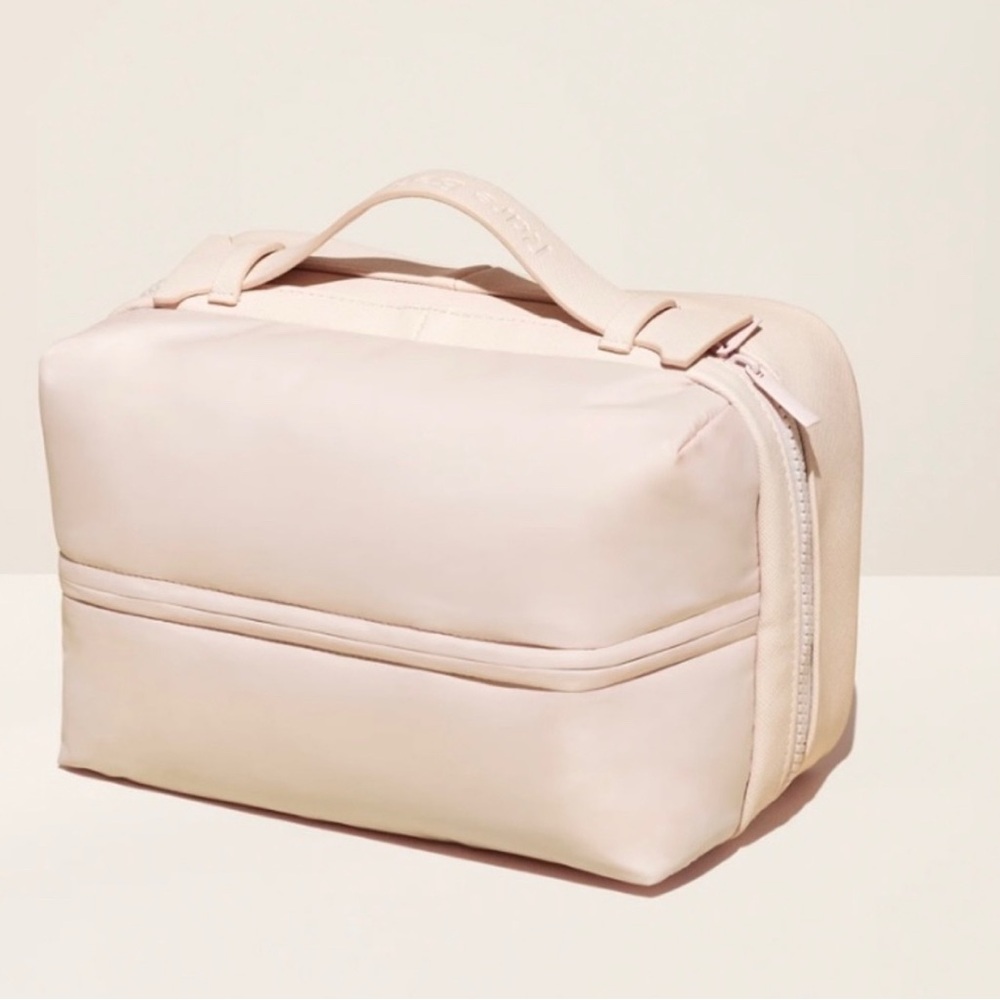 NWOT Rare Beauty Puffy Toiletry Makeup Bag in Pink by Selena Gomez